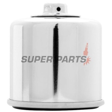 Φίλτρο λαδιού -K&N- KN-138C, χρώμιο, με 17mm παξιμάδι για εύκολο λύσιμο
