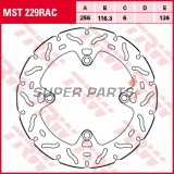 Δίσκος φρένου -TRW- MST229RAC, 256mm, Honda CRF Africa Twin 1000L/1100L (2015-2022)