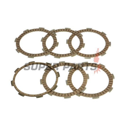 Σετ δίσκων συμπλέκτη -FERODO- FCD0696, Honda CRF 150F/230F, Kawasaki KMX 125, KTM Duke 200, KTM RC 200