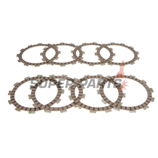 Σετ δίσκων συμπλέκτη -4 RIDE- TCS3348, Suzuki GSF 600/600S Bandit (1994-2004), GSX 600F (1988-1991), GSX-R 750 (1985-1987), RM 500 (1985)