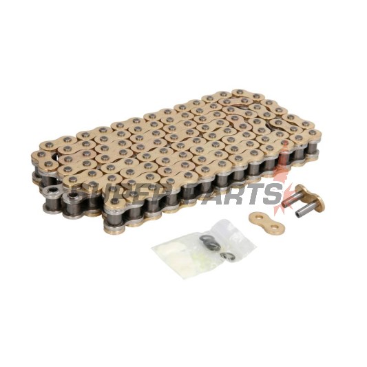 Αλυσίδα -JT- JTC530Z3GS108RL, μέγεθος 530, 108 κρίκοι, διπλό ενισχυμένη, χρυσή