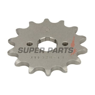 Μπροστινό γρανάζι -JT- JTF328,14, 14 δόντια, Honda CM 250 1982, XR 200 1986-2002, XR 250 1984-1985, 1987