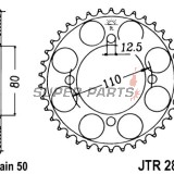 Πίσω γρανάζι -JT- JTR284,40, 40 δόντια, ατσάλινο, Honda CB 650 1979-1982, CB 750 1969-1978, 1981-1982