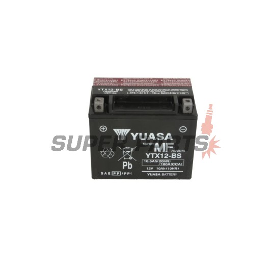 Μπαταρία -YUASA- YTX12-BS, 11Ah 12V