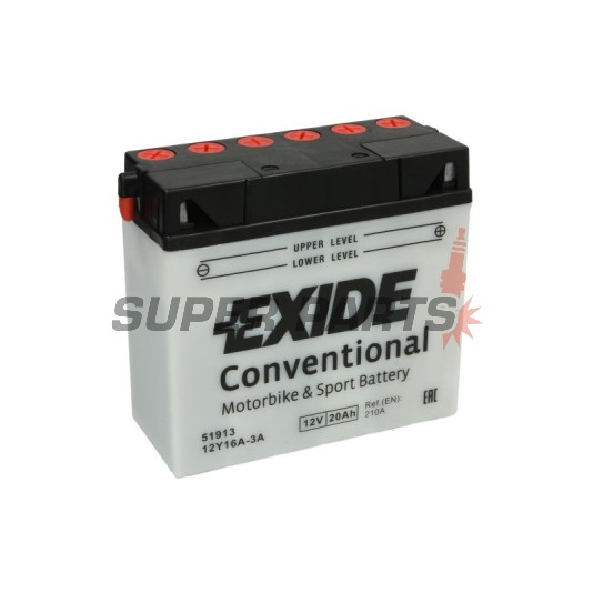 Μπαταρία -EXIDE- 12Y16A-3A 51913, 20Ah 12V