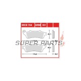 Τακάκια φρένων -TRW- MCB704SRM, sintered, Aprilia Leonardo, Honda Blackbird/Silver Wing/Gold Wing/Deauville/VFR/Varadero/VTX, Kawasaki Vulcan 650, Malaguti Ciak, Peugeot Looxor (1985-2020)