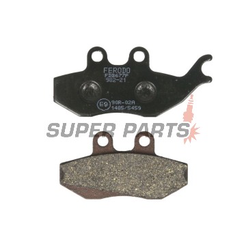 Τακάκια φρένων -FERODO- FDB677P, Aprilia ETX125, MX50, Pegaso50/125, RS50, RX50/125, Gilera DNA50/125/180, Runner125/180, Malaguti Madison125, Piaggio GT125/250, Hexagon125, Skipper125, Sachs ZX50/125, ZZ125, Rieju RS1 50Evo