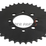 Πίσω γρανάζι -JT- JTR801,35, 35 δόντια, ατσάλινο, Kawasaki AE 50 1982-1983, AE 80 1981-1983, AR 50 1981-1983, AR 80 1982-1983, KLX 110 2002-2020, Z 125 2019-2020, Suzuki DR-Z 110 2003-2005, FM 50 1980-1998, FR 70 1975-1987, GT 50 1977-1980