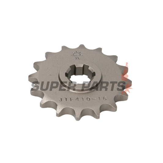 Μπροστινό γρανάζι -JT- JTF410,16, 16 δόντια, Suzuki GZ 125 1998-2011, TU 125 1999-2000, VL 125 2000-2008