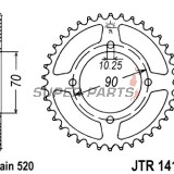 Πίσω γρανάζι -JT- JTR1414,43, 43 δόντια, ατσάλινο, Kawasaki KEF 300 1995-2003, KFX 250 2000-2004, KSF 250 1987-2004