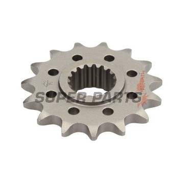 Μπροστινό γρανάζι -JT- JTF704,15, 15 δόντια, Aprilia ETV 1000 2001-2006, 2008, RST 1000 2001-2004, RSV 1000 1998-2015, SL 1000 2000-2006, Tuono 1000 2003-2016, Tuono 1100 2015-2020, BMW F 650 2000-2002, 2008-2012, F 700 2018