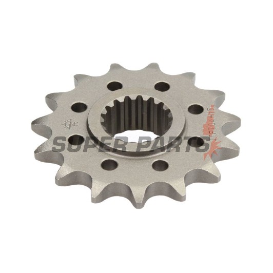 Μπροστινό γρανάζι -JT- JTF704,15, 15 δόντια, Aprilia ETV 1000 2001-2006, 2008, RST 1000 2001-2004, RSV 1000 1998-2015, SL 1000 2000-2006, Tuono 1000 2003-2016, Tuono 1100 2015-2020, BMW F 650 2000-2002, 2008-2012, F 700 2018