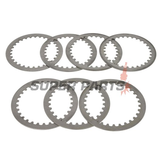 Σετ ατσάλινων δίσκων συμπλέκτη -TRW- MES303-7, Kawasaki KLR650 (2001-2006), ZX-9R Ninja 900B (1994-1997)