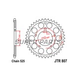 Πίσω γρανάζι -JT- JTR807,46, 46 δόντια, ατσάλινο, Suzuki GSF 400 1990-1995, GSF 650 2007-2015, GSX 400 1988-1992, GSX 650 2008-2017, GSX-R 400 1988-1992, RF 400 1993, SV 650 1999-2015