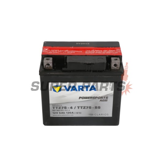 Μπαταρία -VARTA- TTZ7S-BS, 5Ah 12V