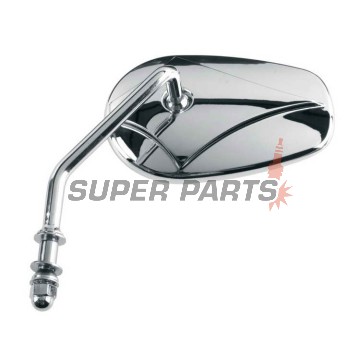 Καθρέφτης -VICMA- VIC-E412I, αριστερό, Harley Davidson Road King/Electra Glide/Street Glide/Road Glide/Softail/Dyna/V-Rod/Sportster 883-1803, 2003-2011