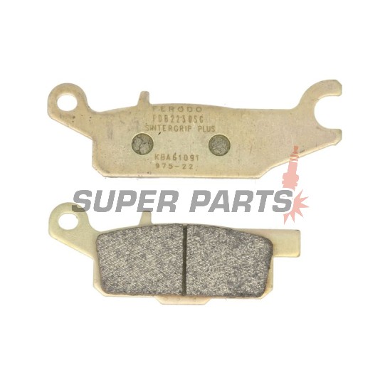 Τακάκια φρένων -FERODO- FDB2230SG, Yamaha YFM Raptor 250/250R, Grizzly 550/700 4x4 EPS, Grizzly FI Auto, Grizzly EPS LE/SE