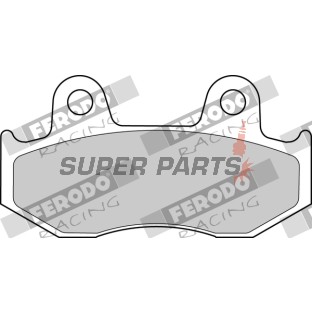 Τακάκια φρένων -FERODO- FDB2119EF, Honda CH125 Spacy, PS125i/150i, SES125/150 Dylan; Suzuki AN250/400 Burgman (1983-2013)