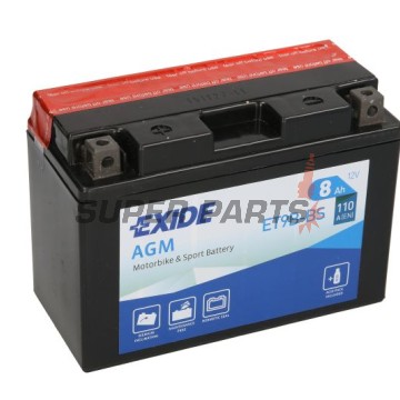Μπαταρία -EXIDE- YT9B-BS, 8Ah 12V