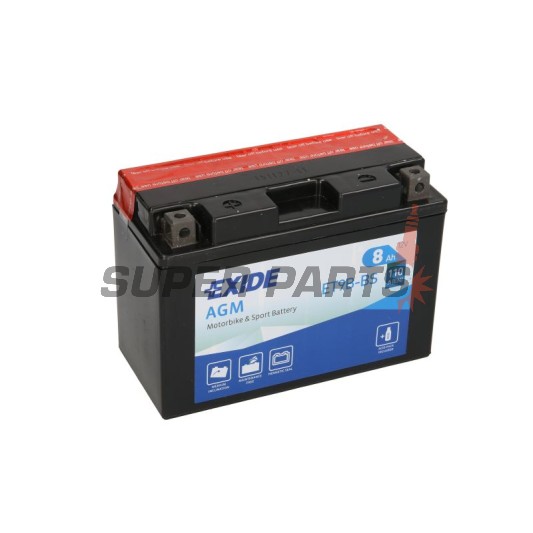 Μπαταρία -EXIDE- YT9B-BS, 8Ah 12V