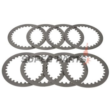Σετ ατσάλινων δίσκων συμπλέκτη -TRW- MES305-8, Kawasaki GPZ1100/1000RX Ninja (1982-1987), GTR1000 (1986-2003), Z1000 ST (1979-1980), ZG1200 Voyager XIII (1986-1997), ZL1000 Eliminator (1987-1988), ZR1100 Zephyr (1992-1997), ZRX1100C/1200C
