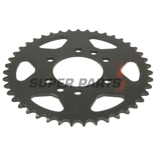 Πίσω γρανάζι -JT- JTR1825,43, 43 δόντια, ατσάλινο, Suzuki DR 750 1988, GN 400 1980-1982, GS 1000 1978, GSX-R 1100 1989-1994, GSX-R 250 1987-1989, LT 250 1985-1986, LT 300 1987-1989, LT 500 1987-1990, RG (RGV) 125 1992-1994, SG 350 1991-1992
