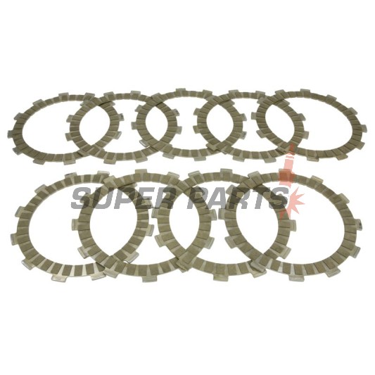 Σετ δίσκων συμπλέκτη -TRW- MCC461-9, Yamaha Bolt 942 (2014-2017), SCR 950 (2017), XV 950/950R/950 Racer/950 ABS (2013-2017), XVS 950A Midnight Star (2009-2015)