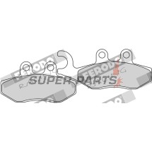 Τακάκια φρένων -FERODO- FDB2142EF, Aprilia SR, Sportcity; Derbi Boulevard; Vespa/Piaggio 946, Beverly, Carnaby, Fly, GT, GTS, GTV, Granturismo, Hexagon, Liberty, MP3, Primavera, Skipper, Sprint, Typhoon, X7, X8, X9, X10 (2000-2017)