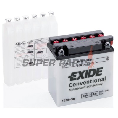 Μπαταρία -EXIDE- 12N9-3B, 9Ah 12V