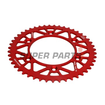 Πίσω γρανάζι -JT- JTA210,47RED, 47 δόντια, κόκκινο, αλουμινίου, Betamotor RR 125 2018-2021, RR 250 2013-2021, RR 400 2013-2016, RR 450 2013-2014, Honda CR 125 1979-2007, CR 250 1984-2008, CR 500 1984-2001, CRF 150 2003-2018, CRF 230 2003-2019