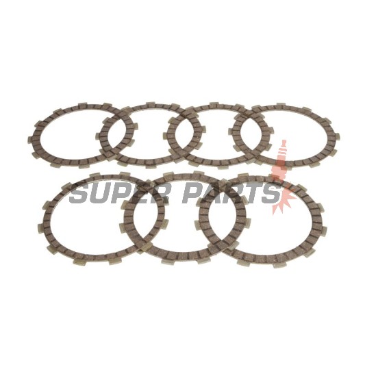 Σετ δίσκων συμπλέκτη -4 RIDE- TCS1219, Honda CRF450R, Honda XBR500/500S, Suzuki DL650 V-Strom/V-Strom ABS/XT, Suzuki SV650/S/SA/ABS/X