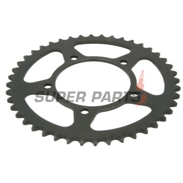 Πίσω γρανάζι -JT- JTR702,44, 44 δόντια, ατσάλινο, Aprilia NA 850 2007-2016, RSV 1000 1998-2009, SL 750 2007-2016, SMV (Dorsoduro) 1200 2011-2016, SMV (Dorsoduro) 750 2007-2016, SMV (Dorsoduro) 900 2017-2020, Tuono 1000 2003-2011