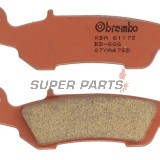 Τακάκια φρένων -BREMBO- 07YA47SD, Yamaha YZ 250F (2007)