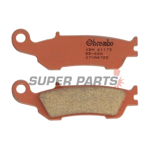 Τακάκια φρένων -BREMBO- 07YA47SD, Yamaha YZ 250F (2007)
