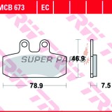 Τακάκια φρένων -TRW- MCB673, Honda CMX Rebel 250 (1997-1999), SJ Bali 50/100 (1993-2000), Simson Schikra 125 (1999-2000)