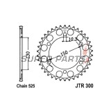 Πίσω γρανάζι -JT- JTR300,43, 43 δόντια, ατσάλινο, Honda XL 400 1988-1998, XL 600 1987-2000, XL 650 2000-2007, XL 700 2008-2013, XRV 650 1988-1990, Yamaha FZ8 800 2009-2016, TDM 900 2001-2014, TRX 850 1995-2000