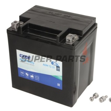 Μπαταρία -EXIDE- YB30L-B AGM12-31 RE, 30Ah 12V