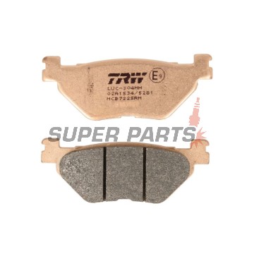 Τακάκια φρένων -TRW- MCB722SRM, sintered, Yamaha TMAX/XP 500/530 (2001-2019)