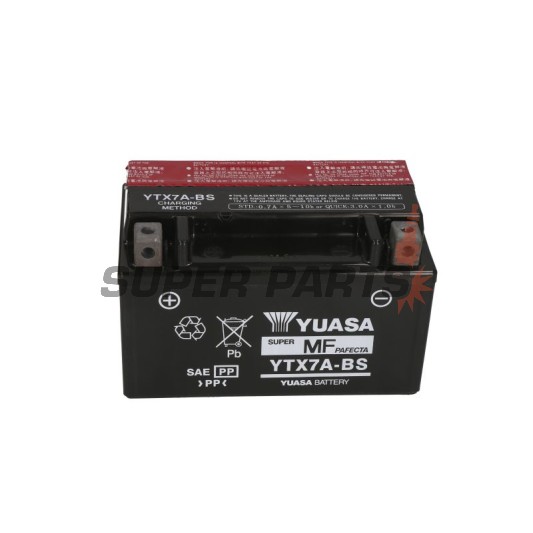 Μπαταρία -YUASA- YTX7A-BS, 6Ah 12V