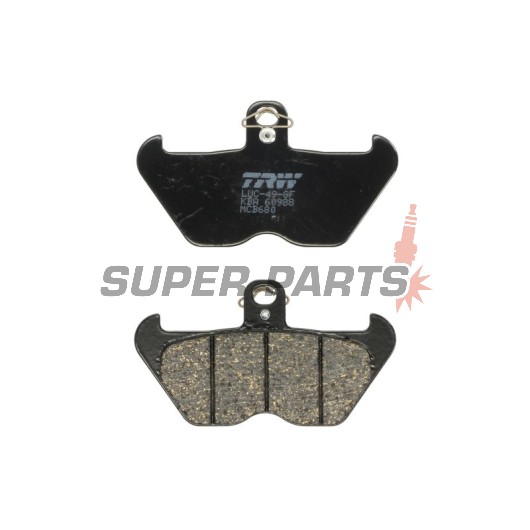 Τακάκια φρένων -TRW- MCB680, Beta Evo/Minicross/Minitrial 50-300 2T/4T, BMW K/K1 1000-1200LT/RS, BMW R 850/1100/1150GS/RT/RS/S/C (1988-2005)