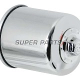 Φίλτρο λαδιού -K&N- KN-303C, χρώμιο, με 17mm παξιμάδι για εύκολο λύσιμο