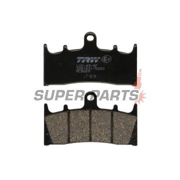 Τακάκια φρένων -TRW- MCB659, Kawasaki VN 1500/1600, ZR 1100, ZRX 1100/1200, ZX-6R 600/636, ZX-7R 750, ZX-9R 900; Suzuki GSF 1200, GSX 1400, GSX-R 1000, VZ 1600 - 1996-2008