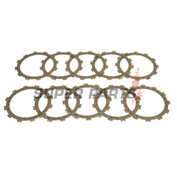 Σετ δίσκων συμπλέκτη -FERODO- FCD0430, Kawasaki ZX-10R Ninja 1000 (2004-2015), Suzuki GSX-R1000 (2001-2004), Yamaha MT-10 1000 (2016-2019), YZF-R1 1000 (2015-2019)
