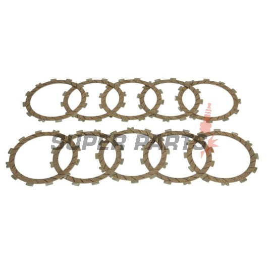 Σετ δίσκων συμπλέκτη -FERODO- FCD0430, Kawasaki ZX-10R Ninja 1000 (2004-2015), Suzuki GSX-R1000 (2001-2004), Yamaha MT-10 1000 (2016-2019), YZF-R1 1000 (2015-2019)