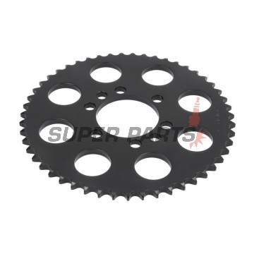 Πίσω γρανάζι -JT- JTR843,51, 51 δόντια, ατσάλινο, Yamaha DT 125 1984-1989, DT 175 1978-1981, DT 200 1987, DT 80 1983-1997, RT 180 1990-1998, SR 125 1982-1994, XT 125 1988-1990, XTZ 125 2002-2004