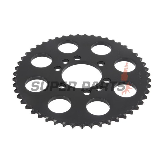 Πίσω γρανάζι -JT- JTR843,51, 51 δόντια, ατσάλινο, Yamaha DT 125 1984-1989, DT 175 1978-1981, DT 200 1987, DT 80 1983-1997, RT 180 1990-1998, SR 125 1982-1994, XT 125 1988-1990, XTZ 125 2002-2004