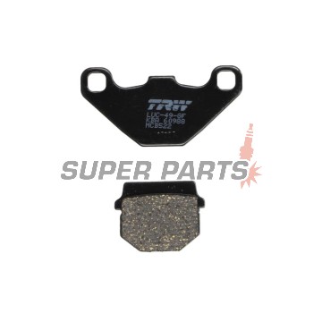 Τακάκια φρένων -TRW- MCB522, Adly Cat/G-Shock/Super Sonic/Thunderbike 50-125, Aprilia RS4 125, SX 50, Honda MB/MCX 80, Kawasaki AR/KD/KDX/KMX/KSR/KX 50-250, KTM SX 60/65, Peugeot Speedfight/Buxy/Trekker/Vivacity 50-100, Suzuki AH Address, RM 80X