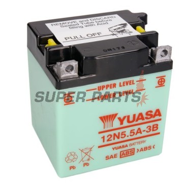 Μπαταρία -YUASA- 12N5.5A-3B, 6Ah 12V