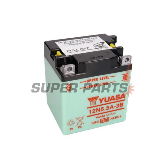 Μπαταρία -YUASA- 12N5.5A-3B, 6Ah 12V