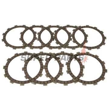 Σετ δίσκων συμπλέκτη -TRW- MCC211-9, Kawasaki GPZ 1000RX/1100, GTR 1000, Z/ZG/ZL/ZR/ZRX 1000-1200, ZX/ZZR 1100 Ninja/Kat (1979-2005)